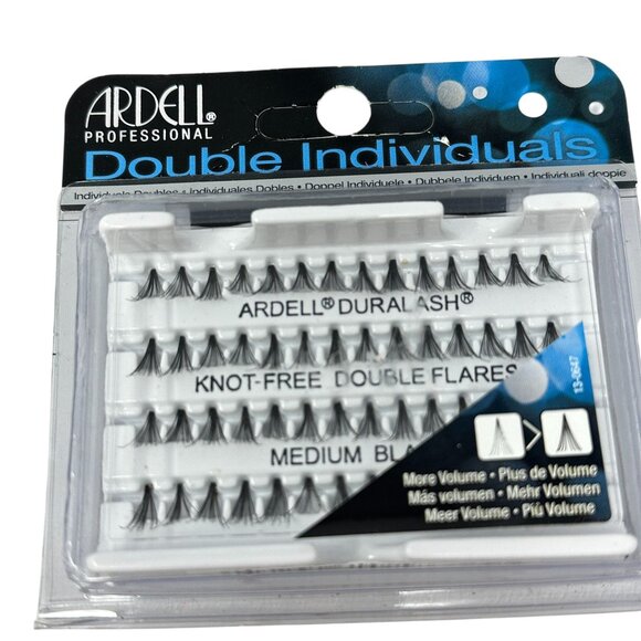 Ardell Duralash False Eyelash Lot Double Up Individual Black Long Short Medium - Picture 4 of 10